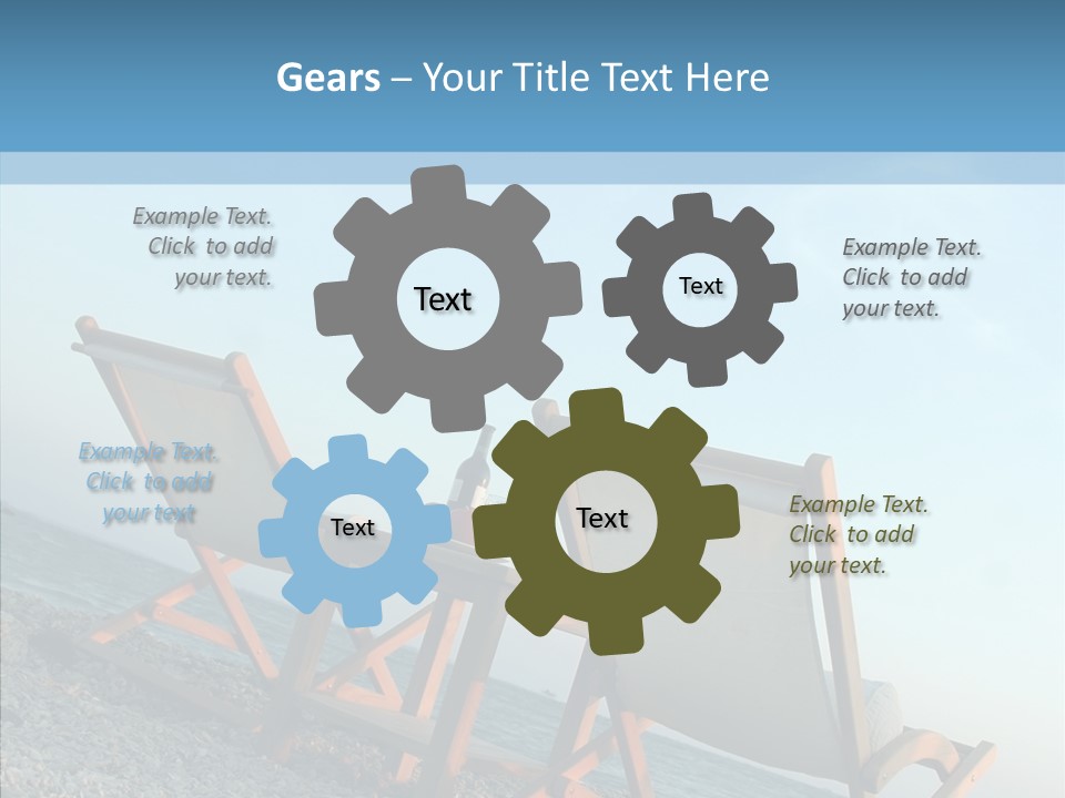 Seat Sand Shadow PowerPoint Template
