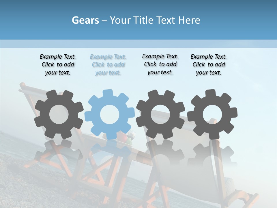 Seat Sand Shadow PowerPoint Template