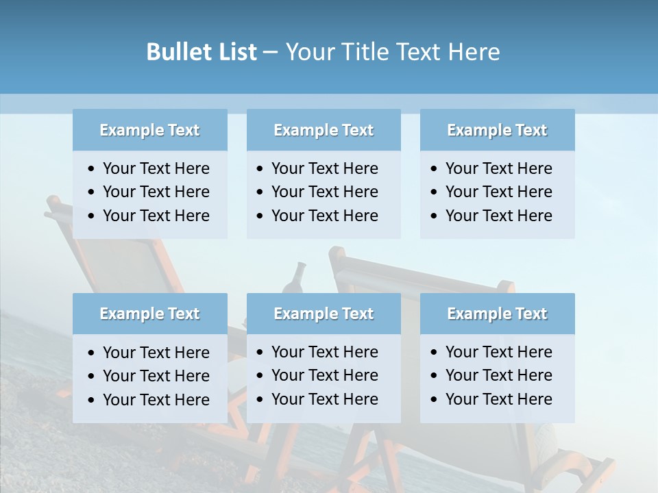 Seat Sand Shadow PowerPoint Template