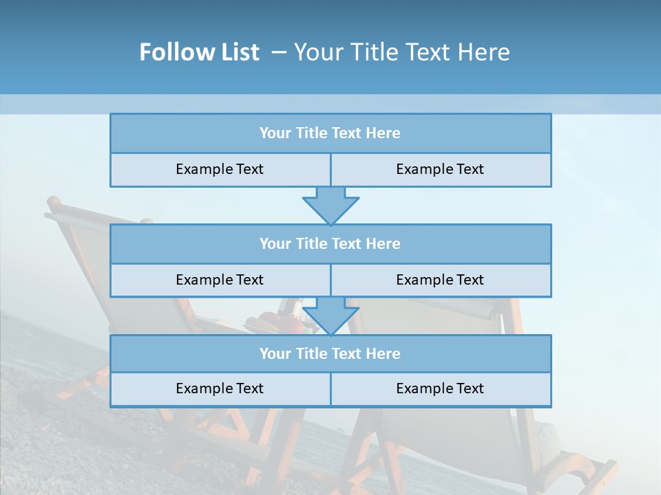 Seat Sand Shadow PowerPoint Template