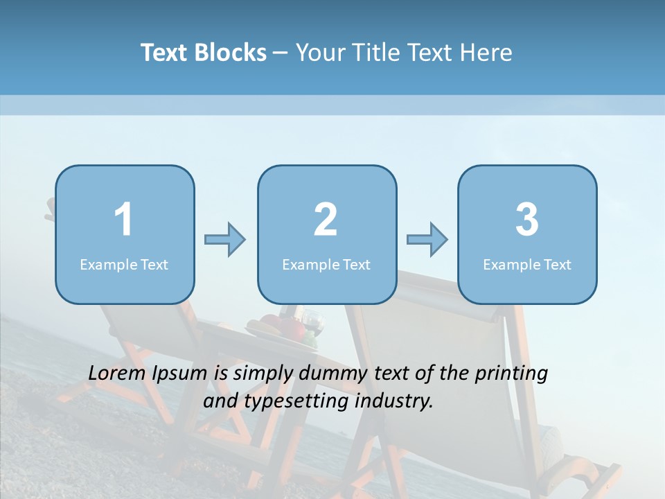 Seat Sand Shadow PowerPoint Template