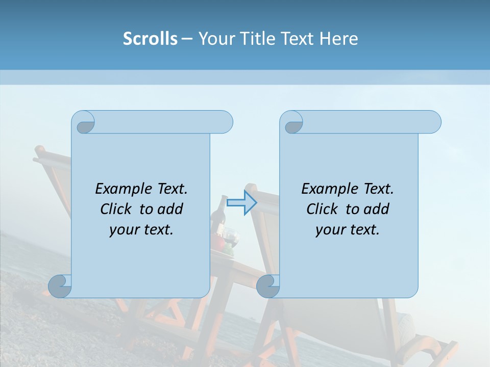 Seat Sand Shadow PowerPoint Template