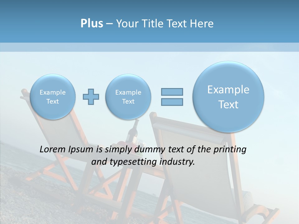 Seat Sand Shadow PowerPoint Template