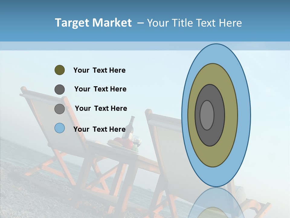 Seat Sand Shadow PowerPoint Template