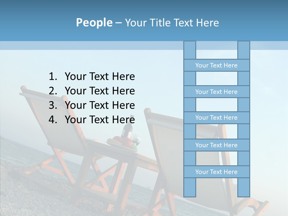 Seat Sand Shadow PowerPoint Template