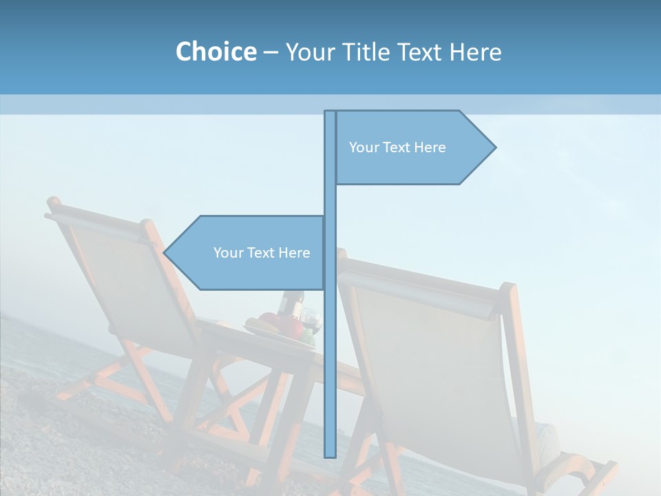Seat Sand Shadow PowerPoint Template