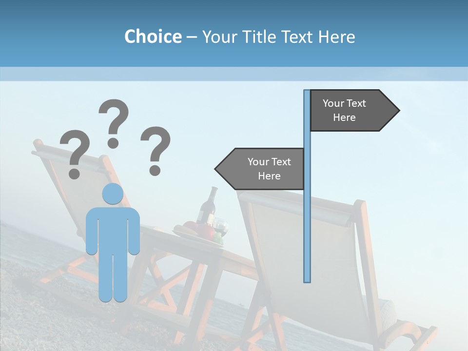 Seat Sand Shadow PowerPoint Template