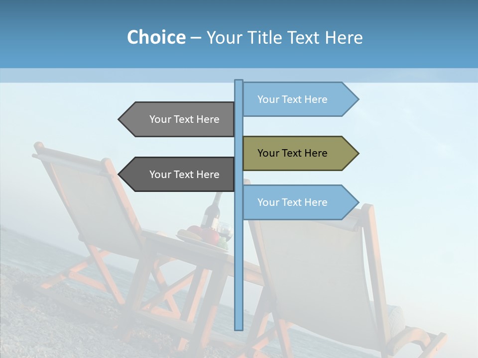 Seat Sand Shadow PowerPoint Template