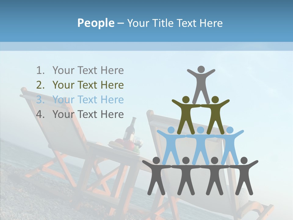 Seat Sand Shadow PowerPoint Template