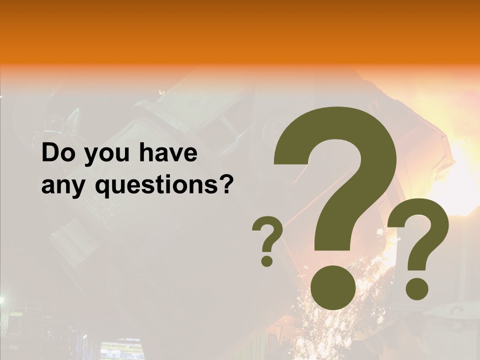 Metal Processing Steel Flower PowerPoint Template