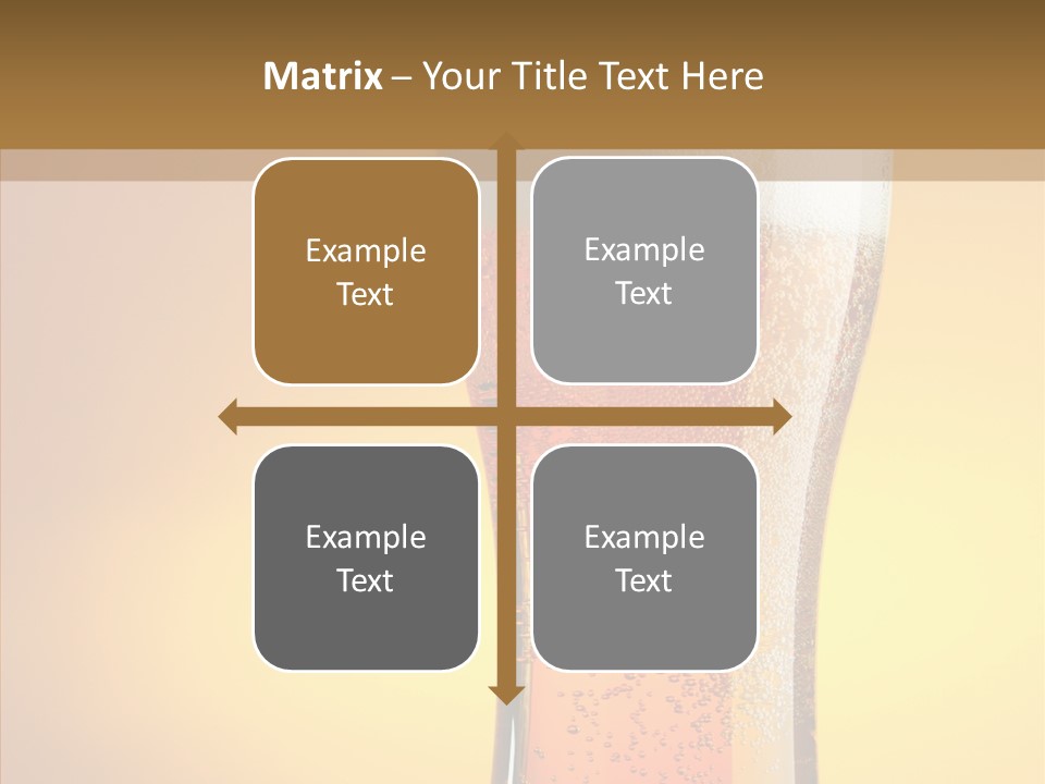 Amber Full Close Up PowerPoint Template