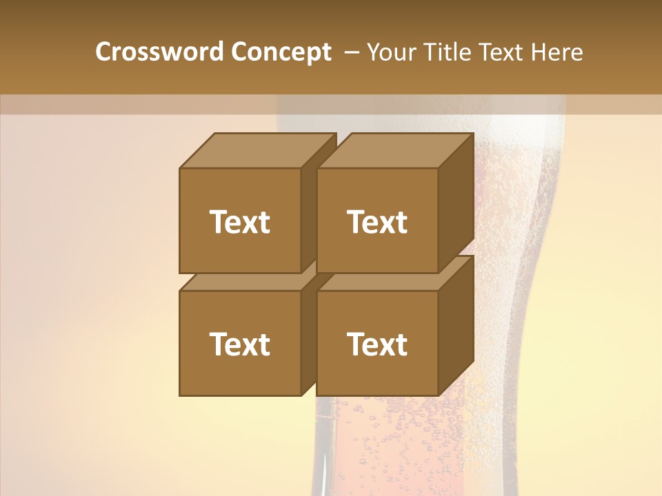 Amber Full Close Up PowerPoint Template