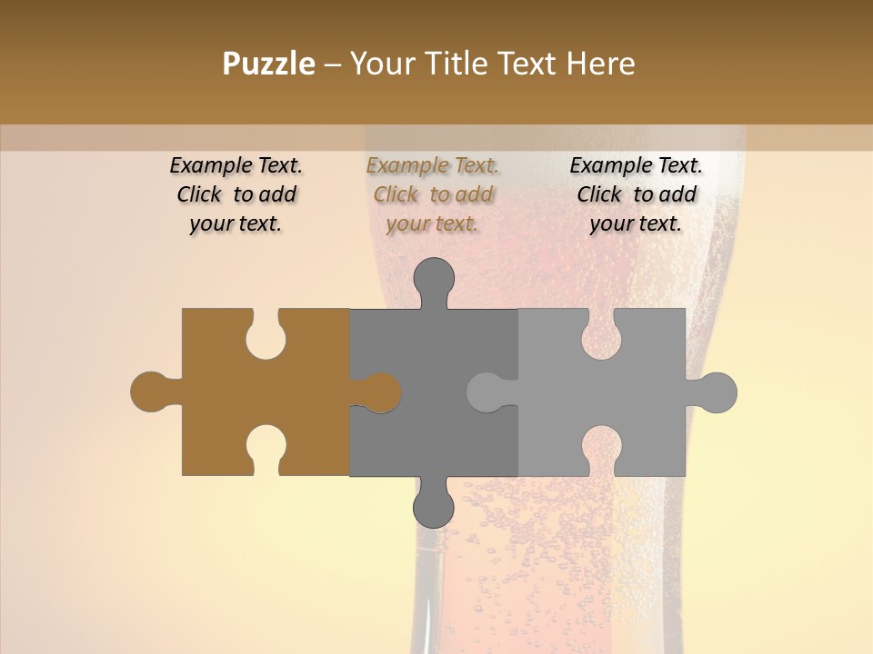 Amber Full Close Up PowerPoint Template