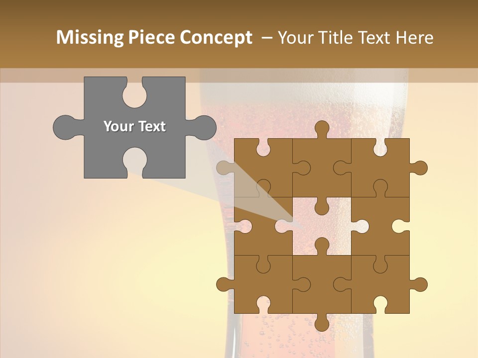 Amber Full Close Up PowerPoint Template