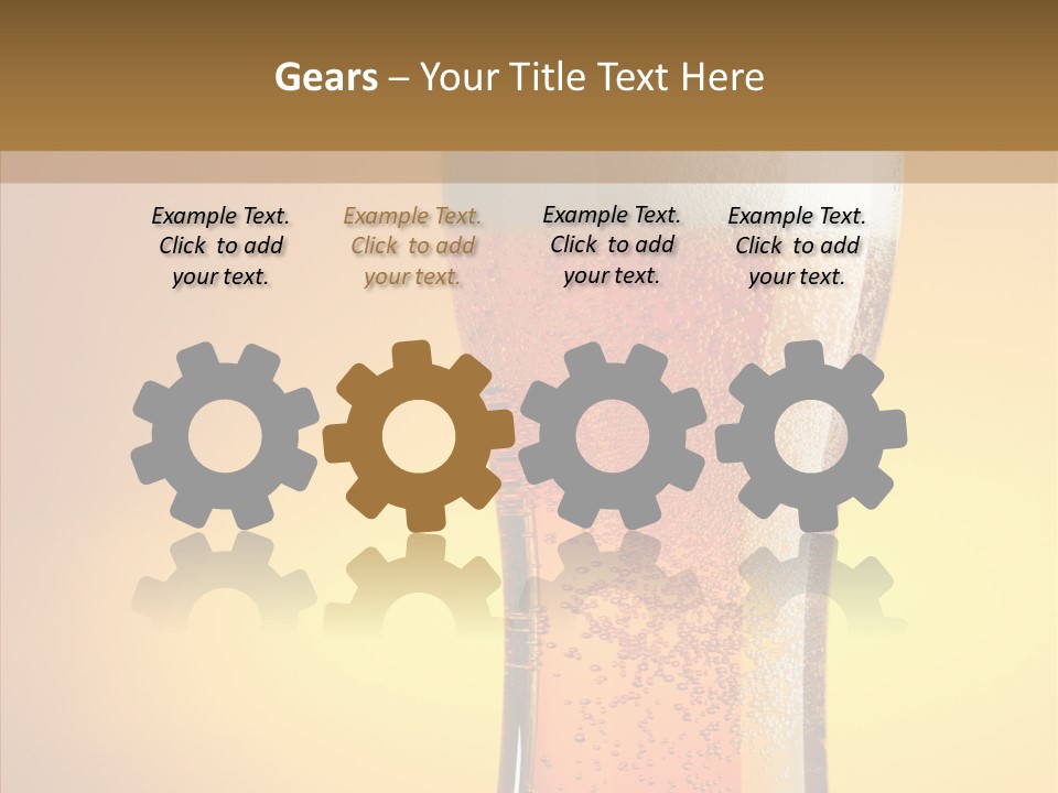 Amber Full Close Up PowerPoint Template