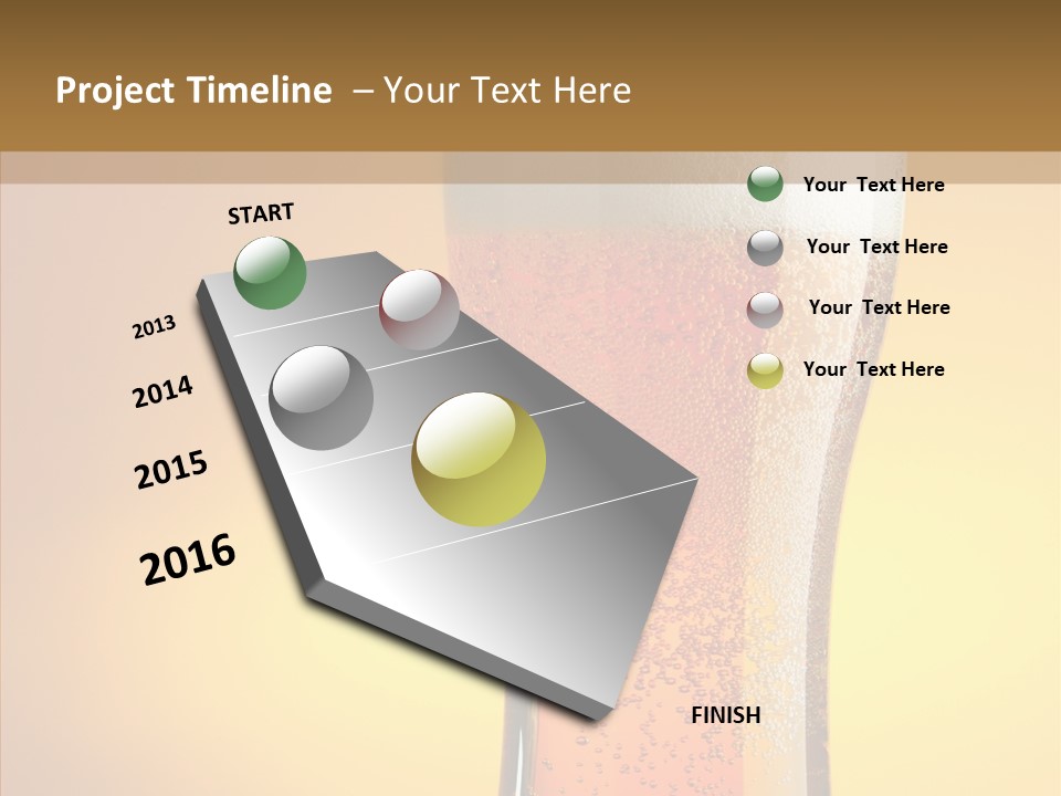Amber Full Close Up PowerPoint Template