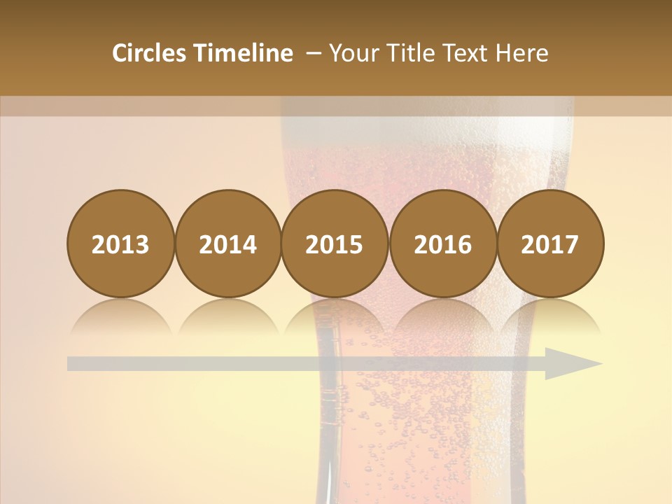 Amber Full Close Up PowerPoint Template