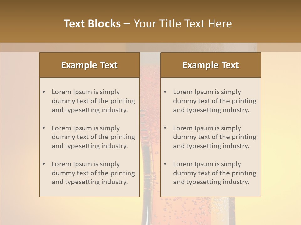 Amber Full Close Up PowerPoint Template