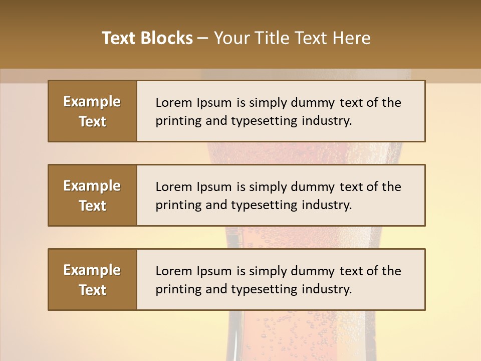 Amber Full Close Up PowerPoint Template