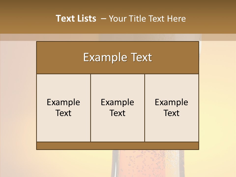 Amber Full Close Up PowerPoint Template