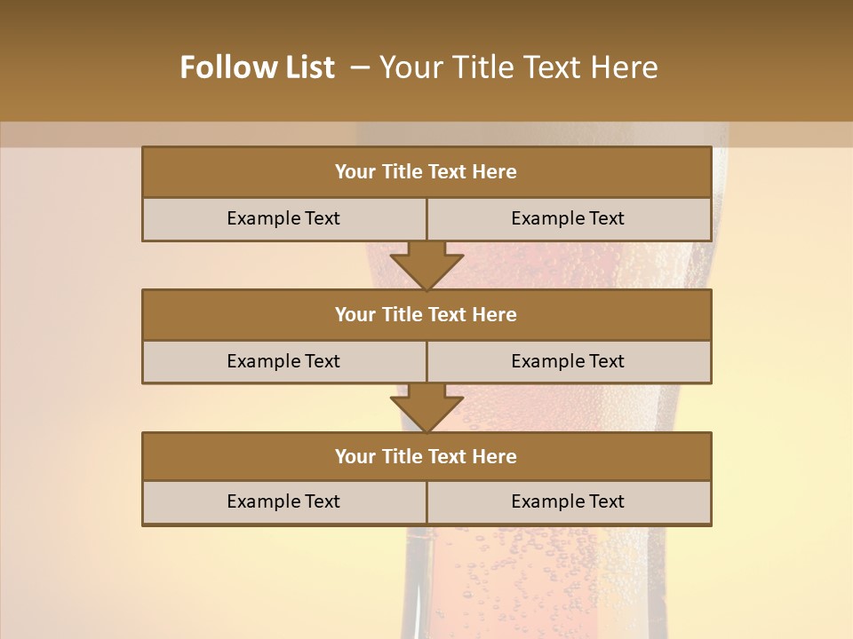 Amber Full Close Up PowerPoint Template