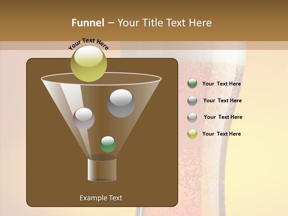 Amber Full Close Up PowerPoint Template
