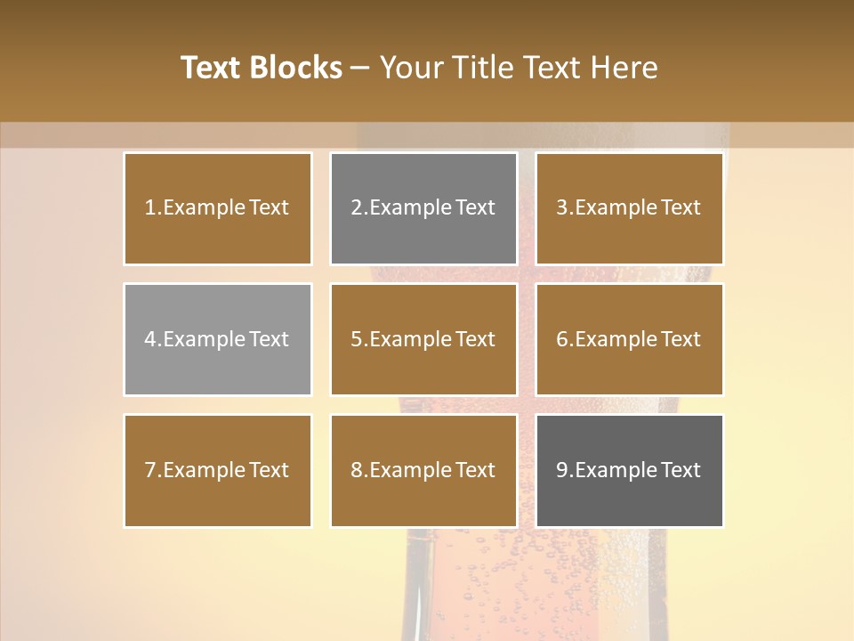 Amber Full Close Up PowerPoint Template