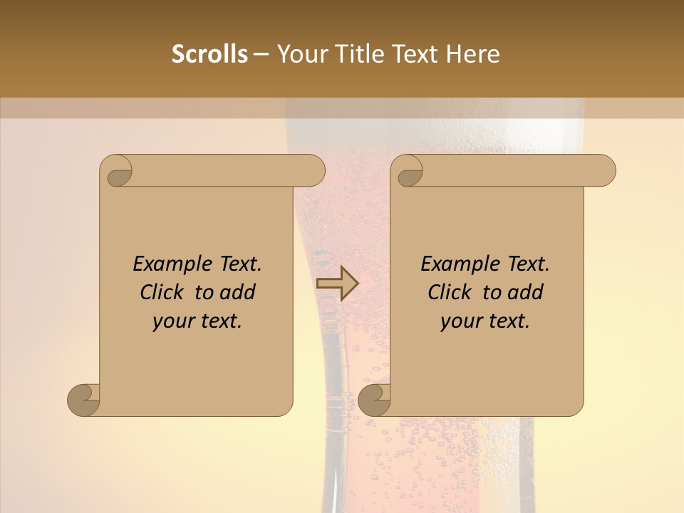 Amber Full Close Up PowerPoint Template