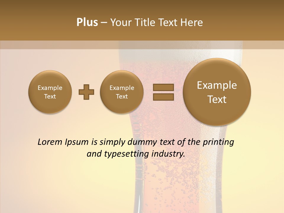 Amber Full Close Up PowerPoint Template