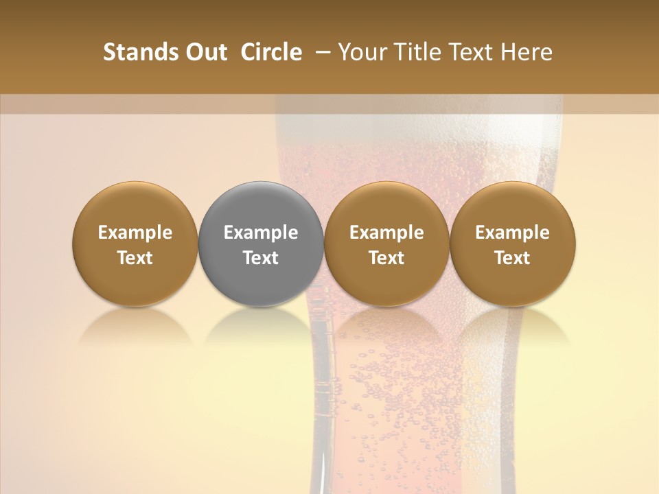 Amber Full Close Up PowerPoint Template