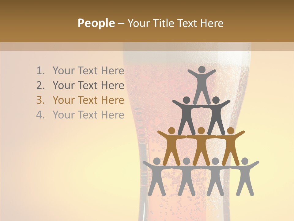 Amber Full Close Up PowerPoint Template