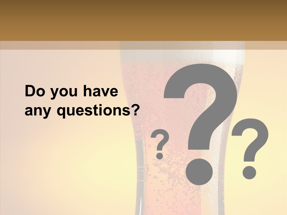 Amber Full Close Up PowerPoint Template