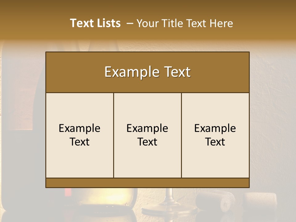 Life Drink Still Life PowerPoint Template