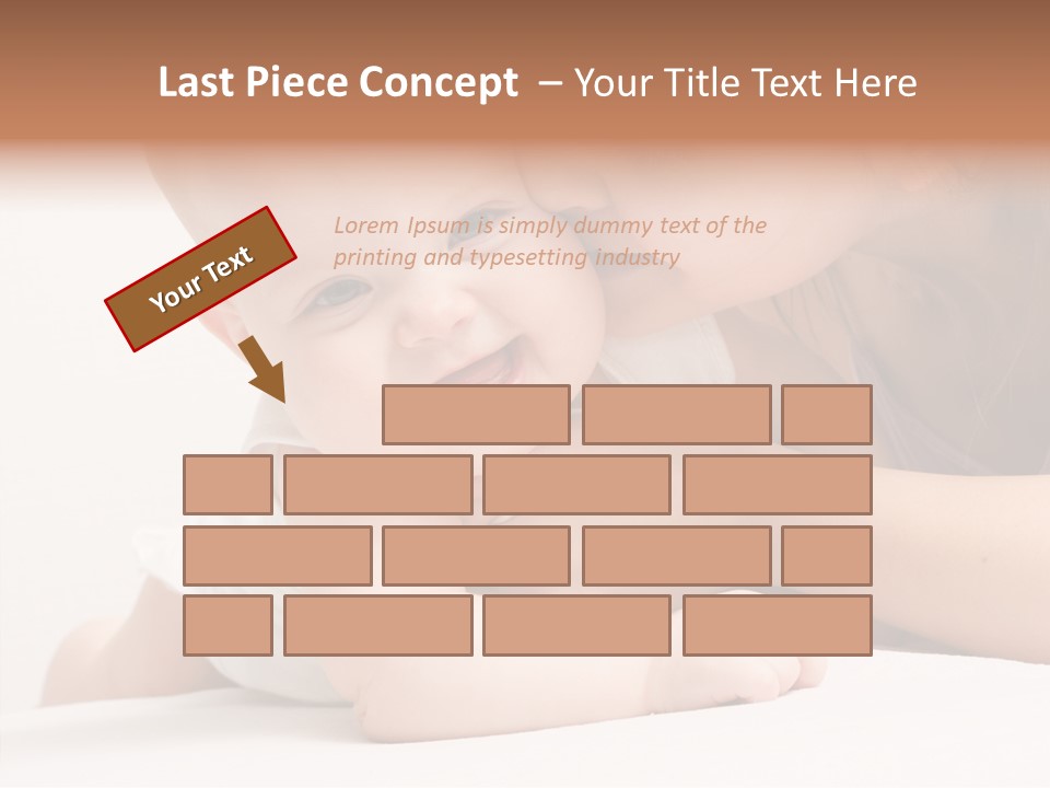 Holding Child Beautiful PowerPoint Template