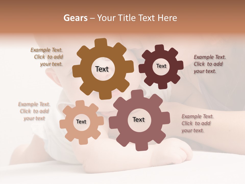 Holding Child Beautiful PowerPoint Template