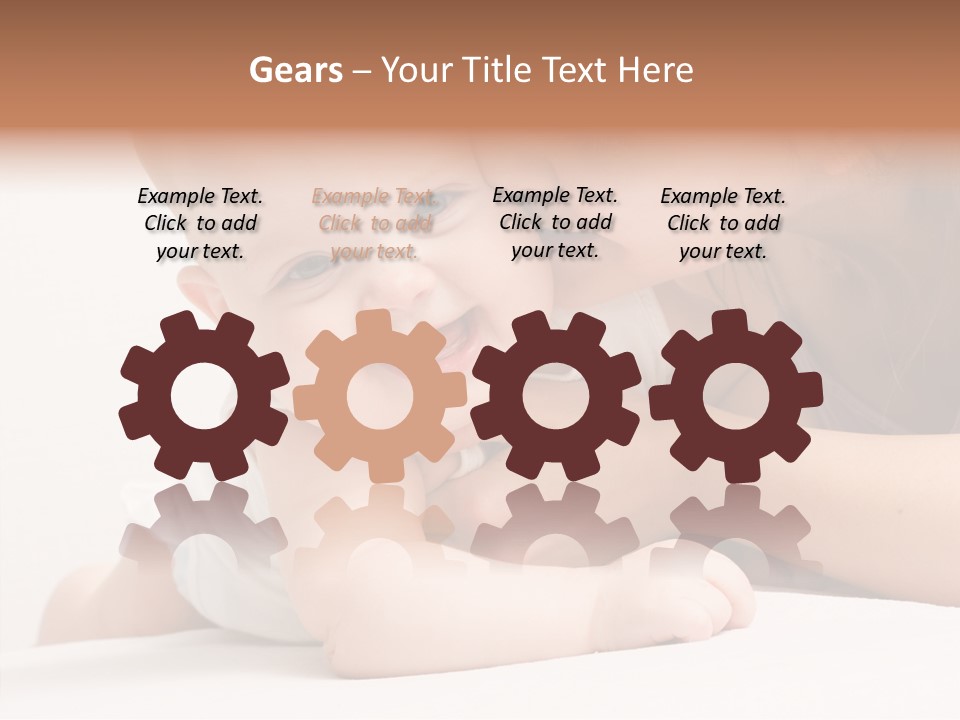 Holding Child Beautiful PowerPoint Template