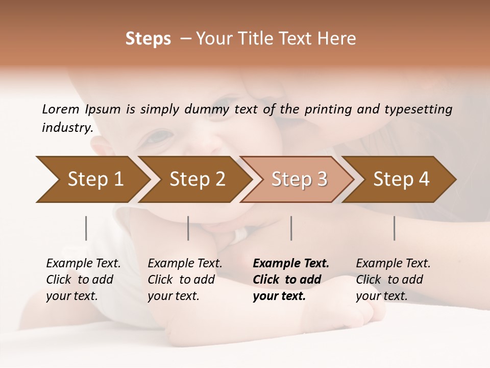 Holding Child Beautiful PowerPoint Template