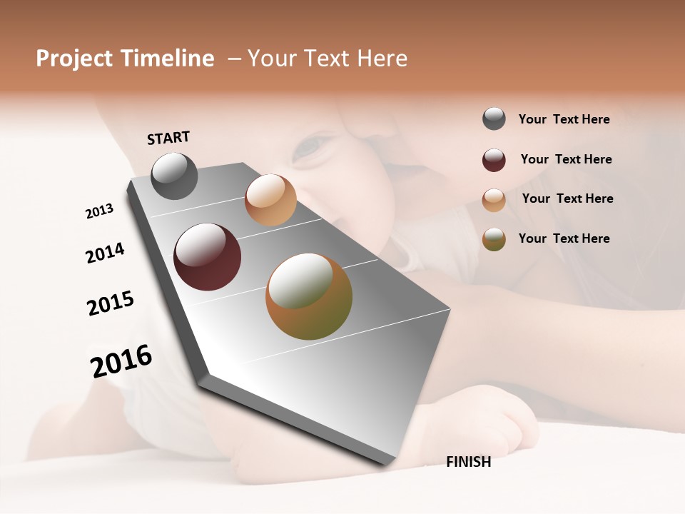 Holding Child Beautiful PowerPoint Template