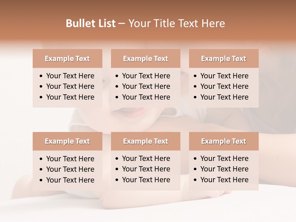 Holding Child Beautiful PowerPoint Template