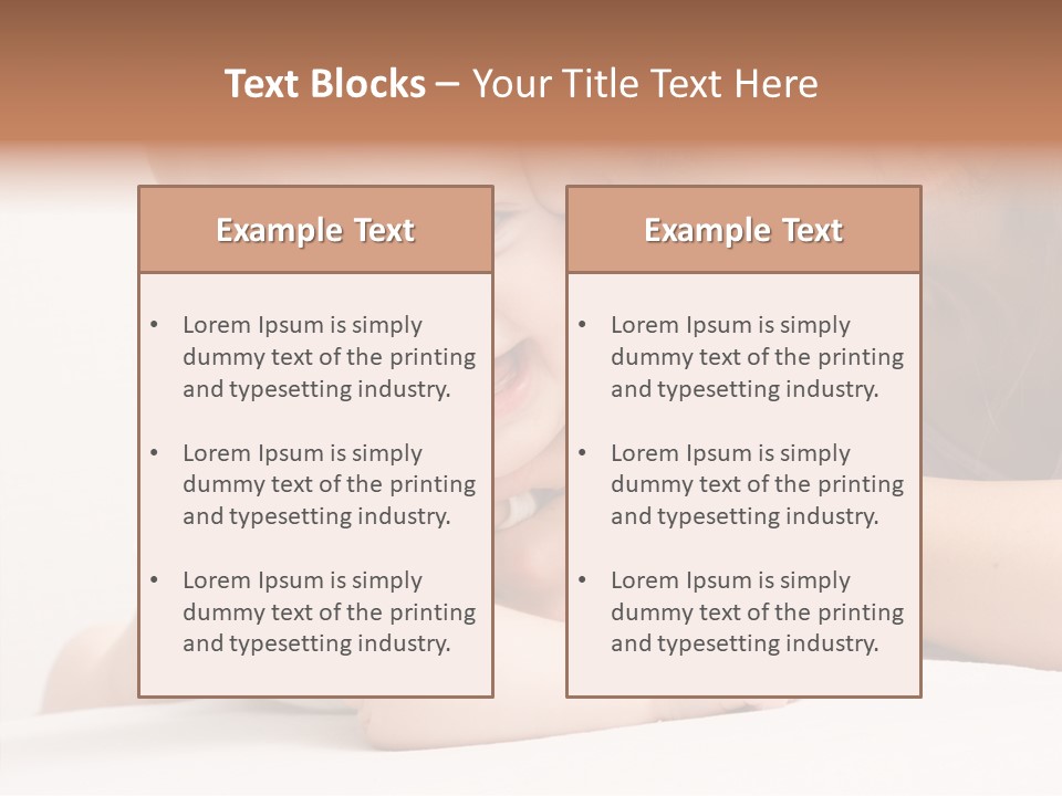 Holding Child Beautiful PowerPoint Template