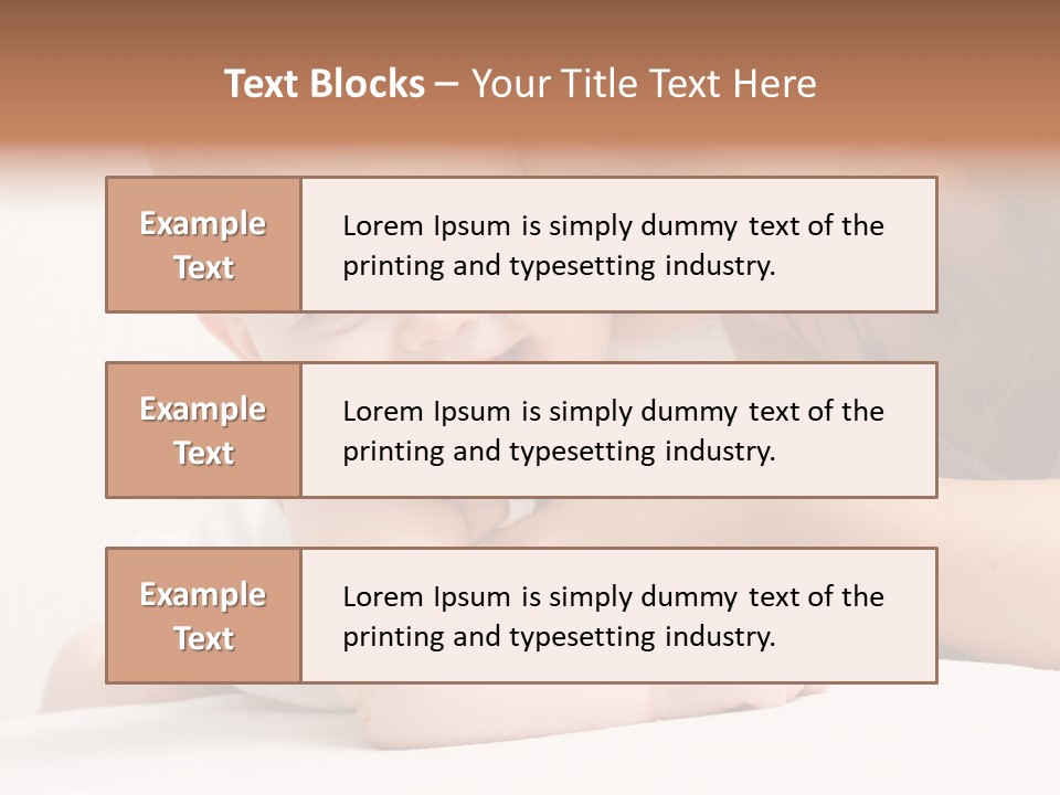 Holding Child Beautiful PowerPoint Template