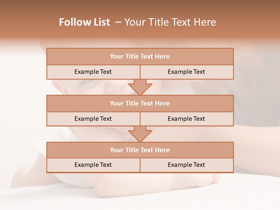 Holding Child Beautiful PowerPoint Template