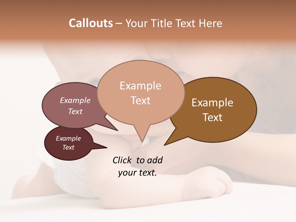 Holding Child Beautiful PowerPoint Template