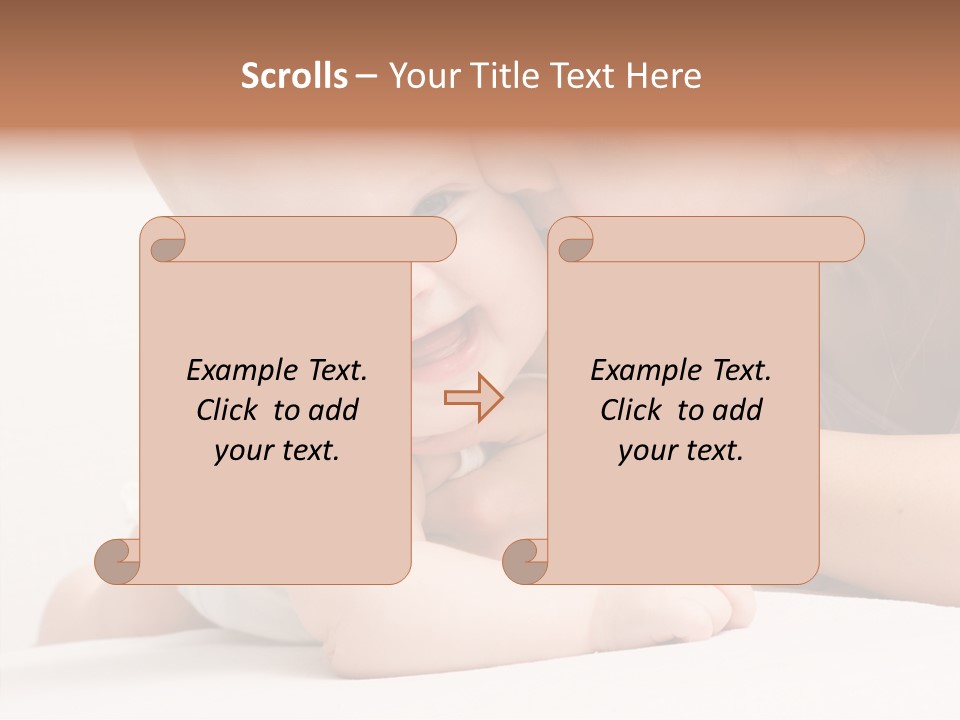 Holding Child Beautiful PowerPoint Template