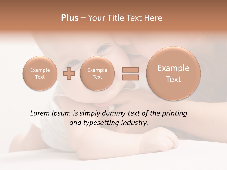 Holding Child Beautiful PowerPoint Template