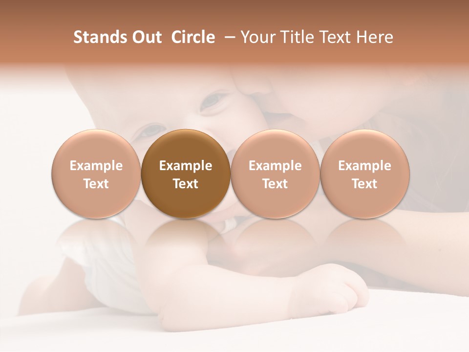 Holding Child Beautiful PowerPoint Template