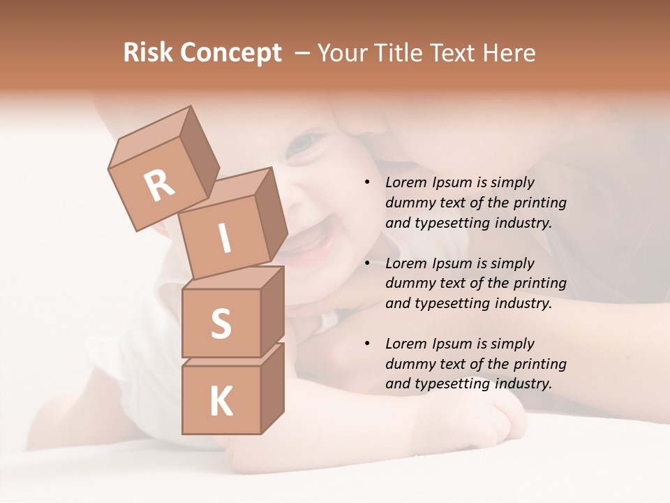 Holding Child Beautiful PowerPoint Template