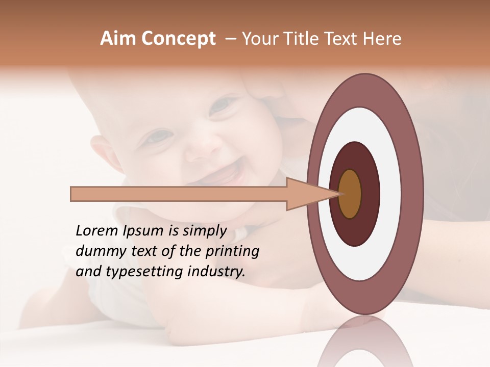 Holding Child Beautiful PowerPoint Template