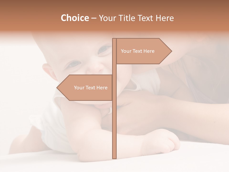 Holding Child Beautiful PowerPoint Template
