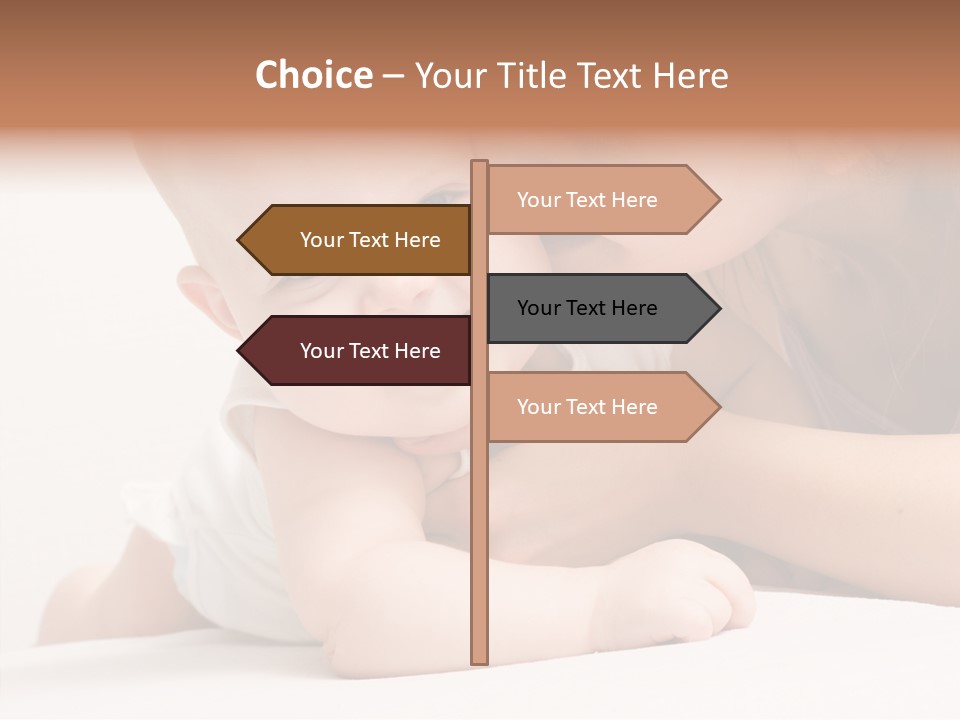 Holding Child Beautiful PowerPoint Template